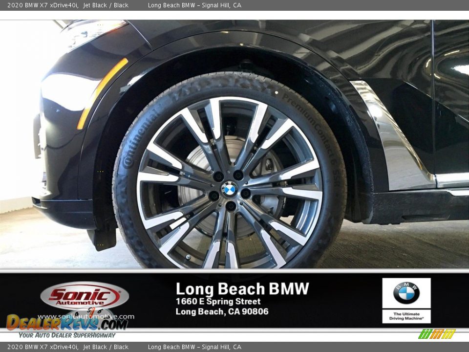 2020 BMW X7 xDrive40i Jet Black / Black Photo #9