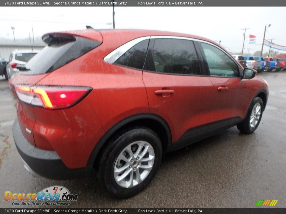 2020 Ford Escape SE 4WD Sedona Orange Metallic / Dark Earth Gray Photo #2