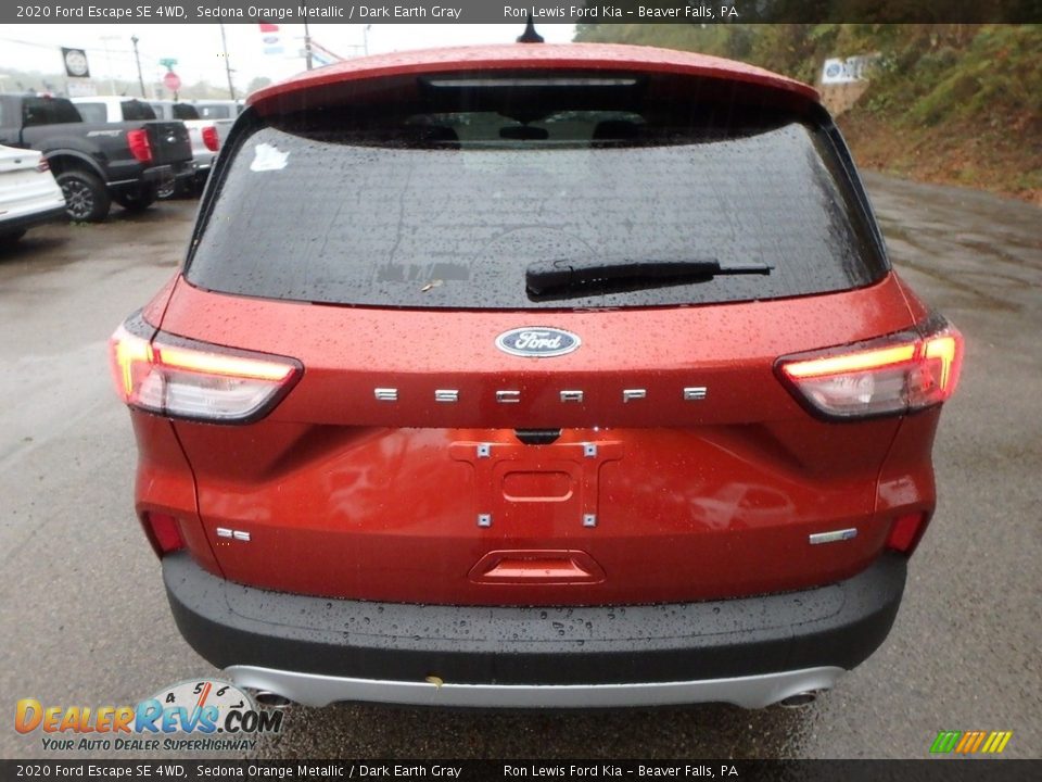 2020 Ford Escape SE 4WD Sedona Orange Metallic / Dark Earth Gray Photo #3