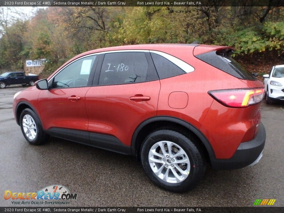 2020 Ford Escape SE 4WD Sedona Orange Metallic / Dark Earth Gray Photo #5