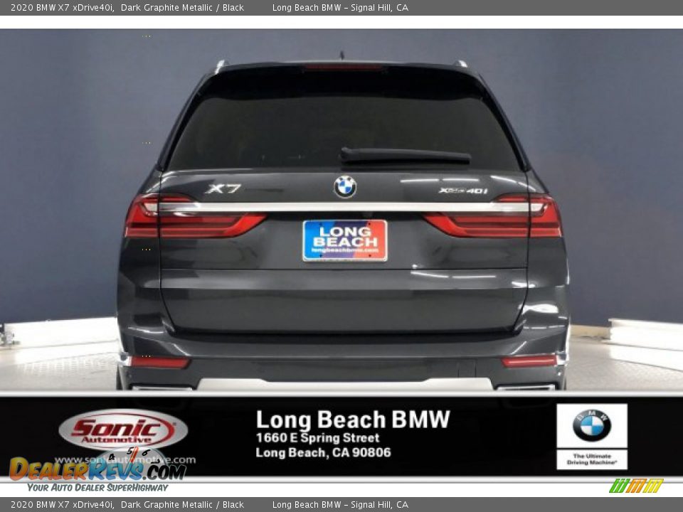 2020 BMW X7 xDrive40i Dark Graphite Metallic / Black Photo #3