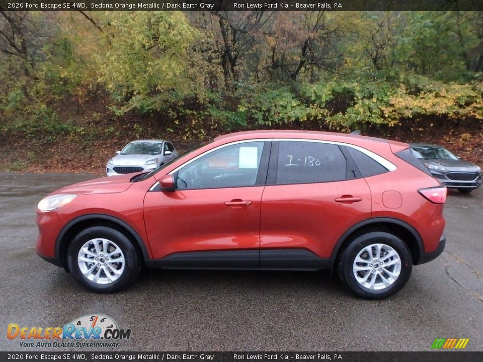 Sedona Orange Metallic 2020 Ford Escape SE 4WD Photo #6