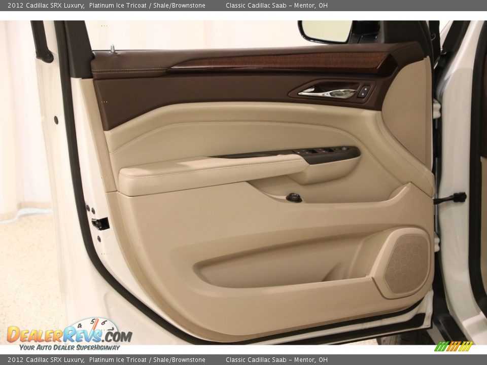 2012 Cadillac SRX Luxury Platinum Ice Tricoat / Shale/Brownstone Photo #4