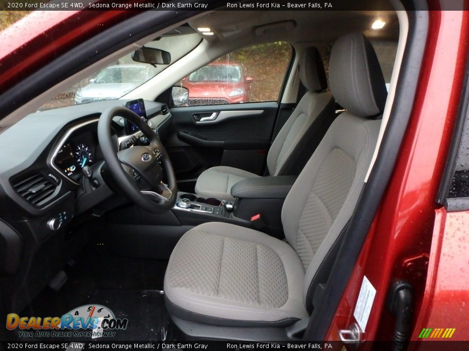 2020 Ford Escape SE 4WD Sedona Orange Metallic / Dark Earth Gray Photo #13