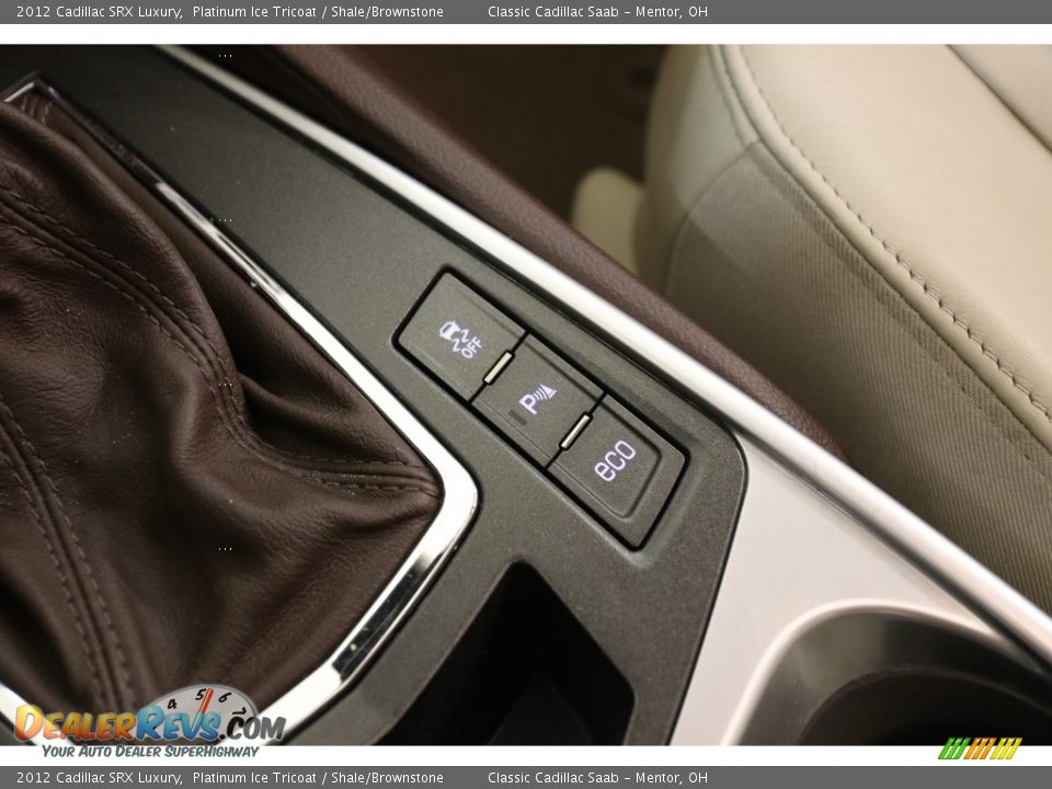 2012 Cadillac SRX Luxury Platinum Ice Tricoat / Shale/Brownstone Photo #13