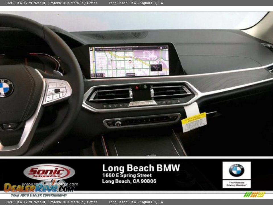 2020 BMW X7 xDrive40i Phytonic Blue Metallic / Coffee Photo #5