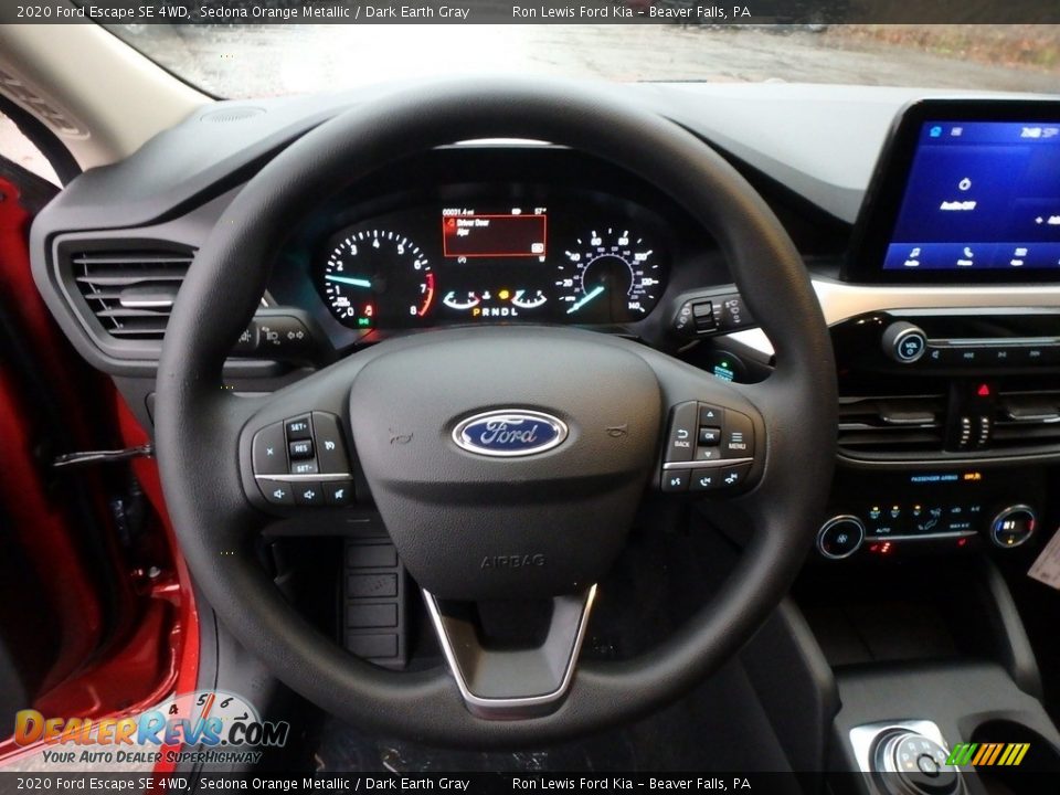 2020 Ford Escape SE 4WD Sedona Orange Metallic / Dark Earth Gray Photo #17