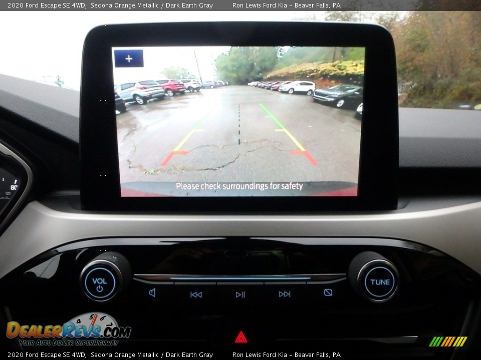 2020 Ford Escape SE 4WD Sedona Orange Metallic / Dark Earth Gray Photo #18