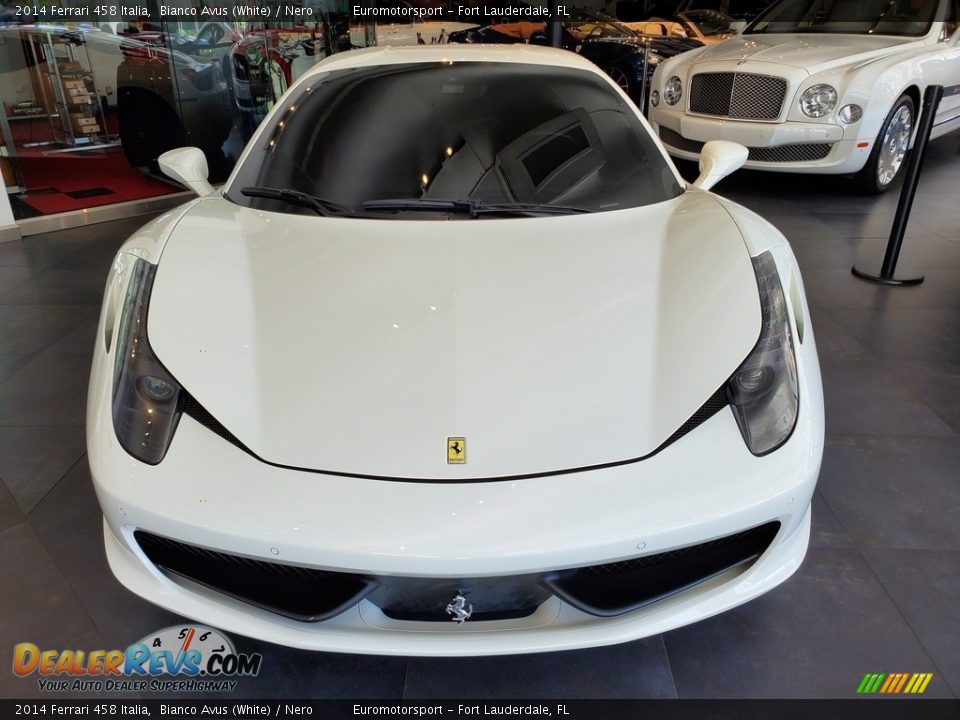 2014 Ferrari 458 Italia Bianco Avus (White) / Nero Photo #2