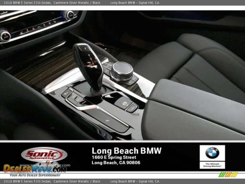 2019 BMW 5 Series 530i Sedan Cashmere Silver Metallic / Black Photo #6