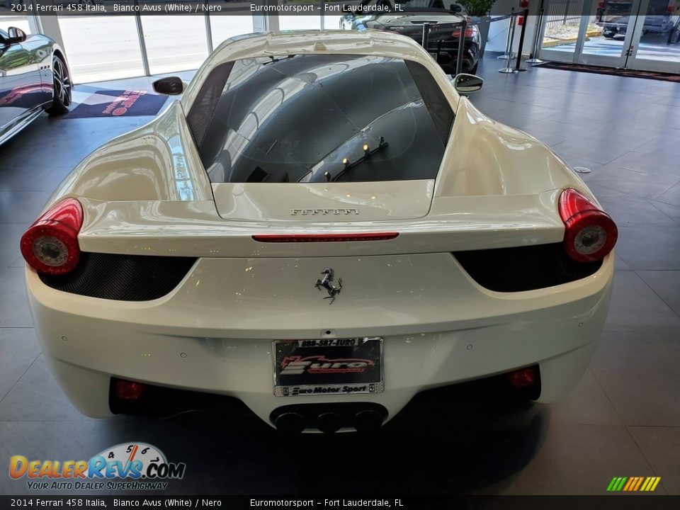 2014 Ferrari 458 Italia Bianco Avus (White) / Nero Photo #8