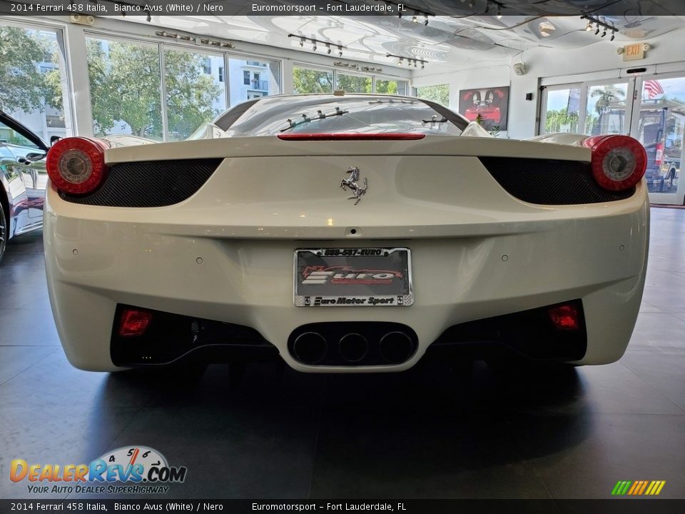 2014 Ferrari 458 Italia Bianco Avus (White) / Nero Photo #9