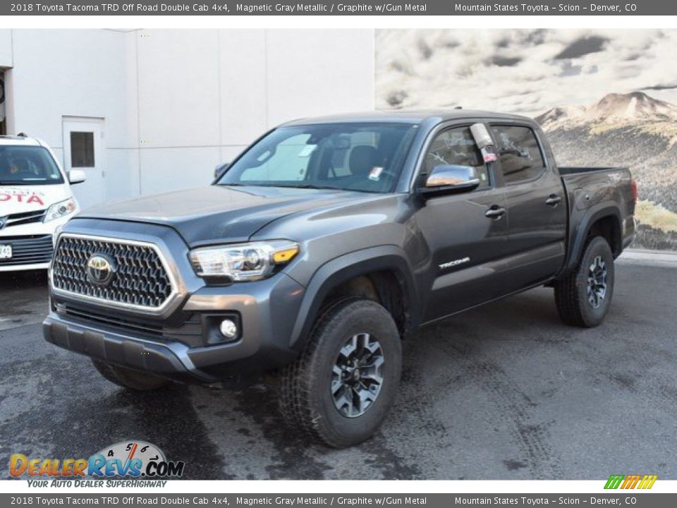 2018 Toyota Tacoma TRD Off Road Double Cab 4x4 Magnetic Gray Metallic / Graphite w/Gun Metal Photo #2