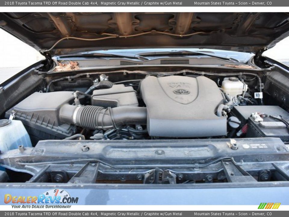 2018 Toyota Tacoma TRD Off Road Double Cab 4x4 Magnetic Gray Metallic / Graphite w/Gun Metal Photo #9