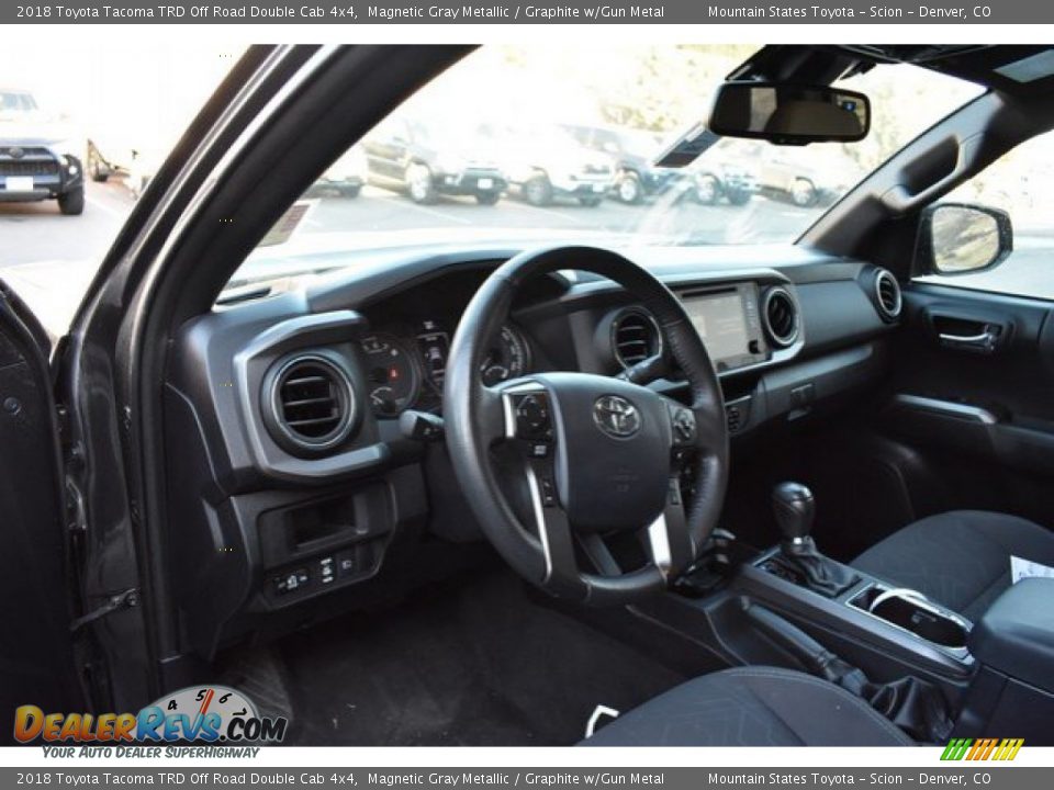 2018 Toyota Tacoma TRD Off Road Double Cab 4x4 Magnetic Gray Metallic / Graphite w/Gun Metal Photo #10
