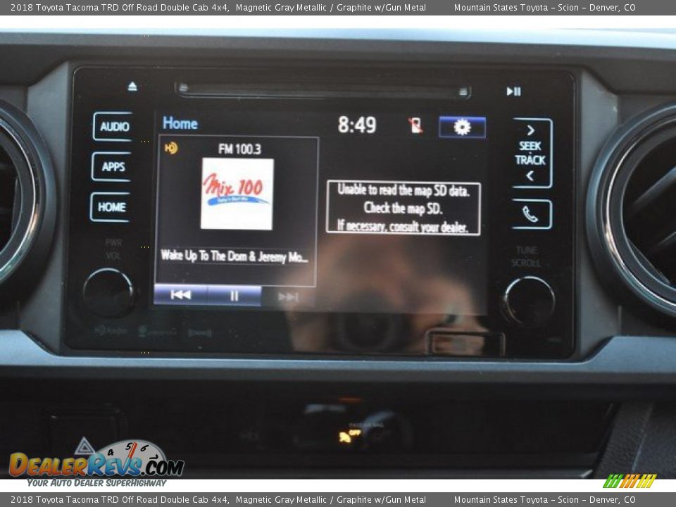 2018 Toyota Tacoma TRD Off Road Double Cab 4x4 Magnetic Gray Metallic / Graphite w/Gun Metal Photo #11