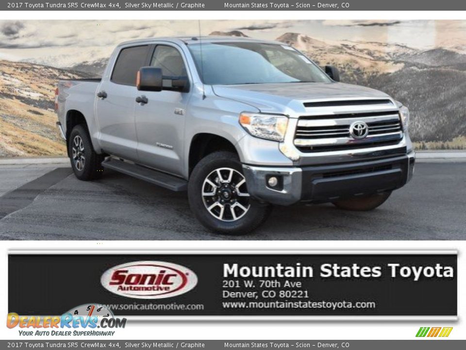 2017 Toyota Tundra SR5 CrewMax 4x4 Silver Sky Metallic / Graphite Photo #1