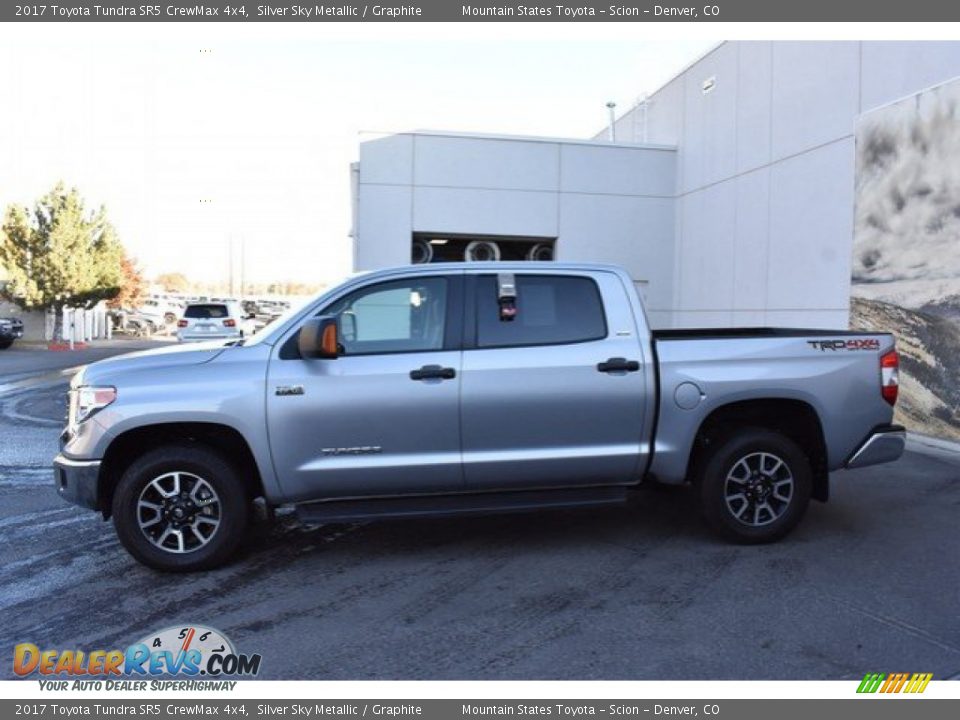 2017 Toyota Tundra SR5 CrewMax 4x4 Silver Sky Metallic / Graphite Photo #3