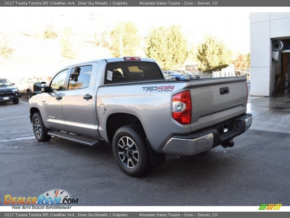 2017 Toyota Tundra SR5 CrewMax 4x4 Silver Sky Metallic / Graphite Photo #4
