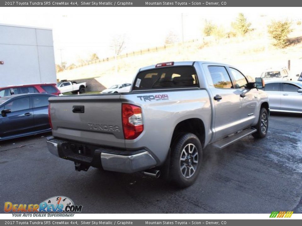 2017 Toyota Tundra SR5 CrewMax 4x4 Silver Sky Metallic / Graphite Photo #6