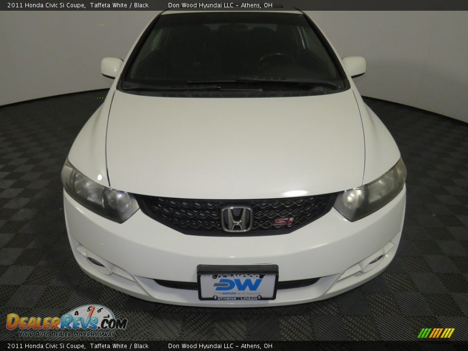 2011 Honda Civic Si Coupe Taffeta White / Black Photo #4