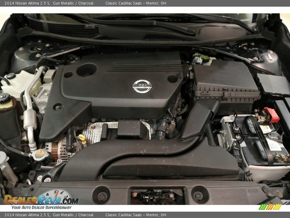 2014 Nissan Altima 2.5 S Gun Metallic / Charcoal Photo #17