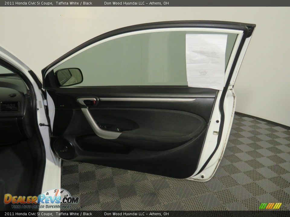 2011 Honda Civic Si Coupe Taffeta White / Black Photo #21