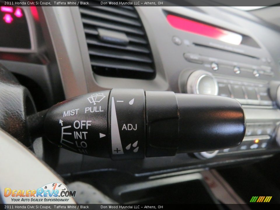 2011 Honda Civic Si Coupe Taffeta White / Black Photo #27
