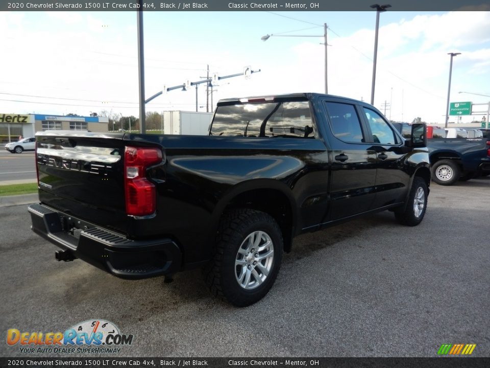 2020 Chevrolet Silverado 1500 LT Crew Cab 4x4 Black / Jet Black Photo #4