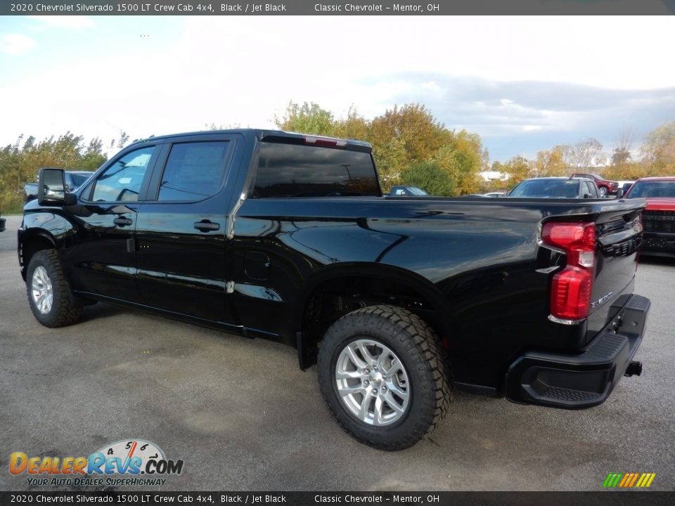 2020 Chevrolet Silverado 1500 LT Crew Cab 4x4 Black / Jet Black Photo #5