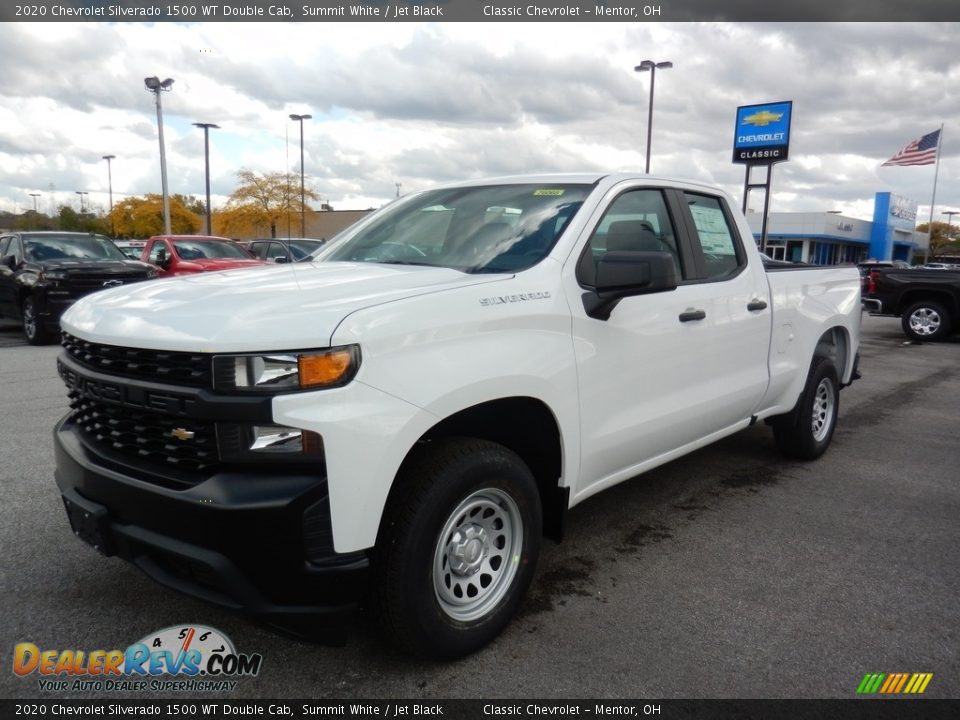 2020 Chevrolet Silverado 1500 WT Double Cab Summit White / Jet Black Photo #1