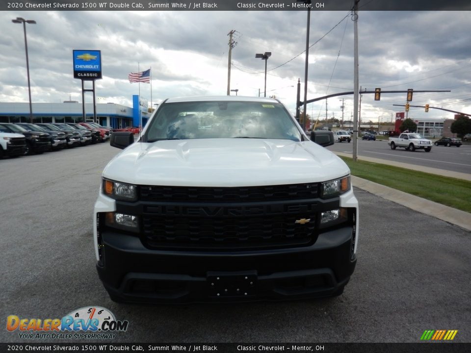 2020 Chevrolet Silverado 1500 WT Double Cab Summit White / Jet Black Photo #2