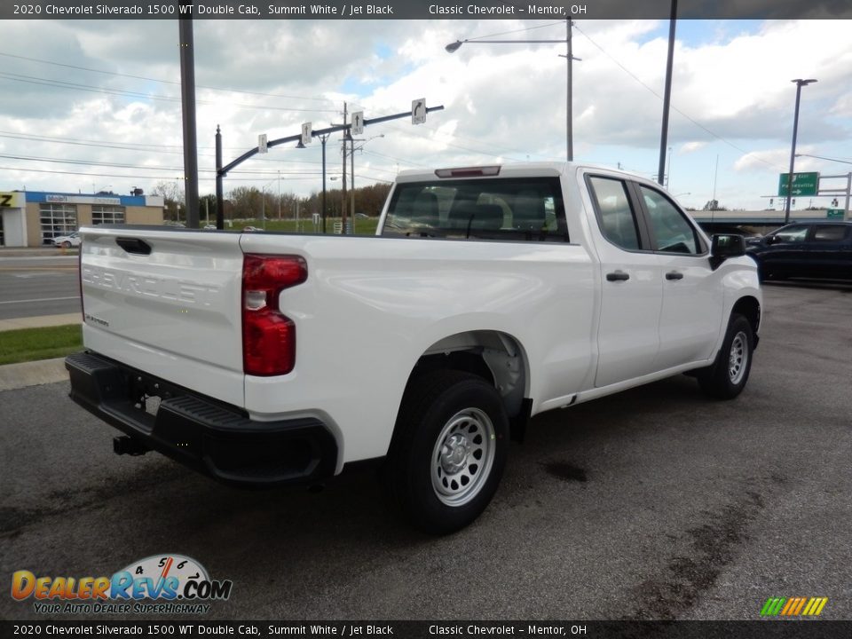 2020 Chevrolet Silverado 1500 WT Double Cab Summit White / Jet Black Photo #4