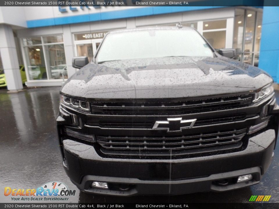 2020 Chevrolet Silverado 1500 RST Double Cab 4x4 Black / Jet Black Photo #2