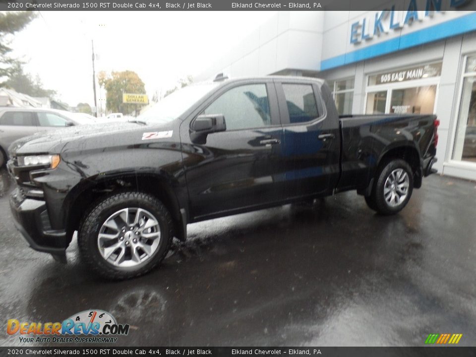 2020 Chevrolet Silverado 1500 RST Double Cab 4x4 Black / Jet Black Photo #4
