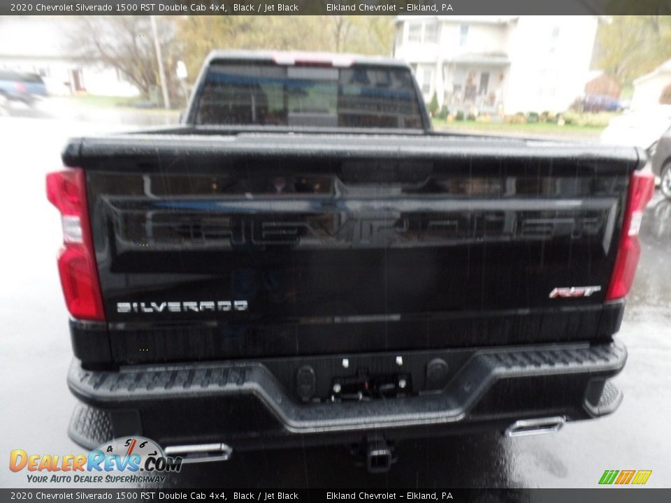 2020 Chevrolet Silverado 1500 RST Double Cab 4x4 Black / Jet Black Photo #7