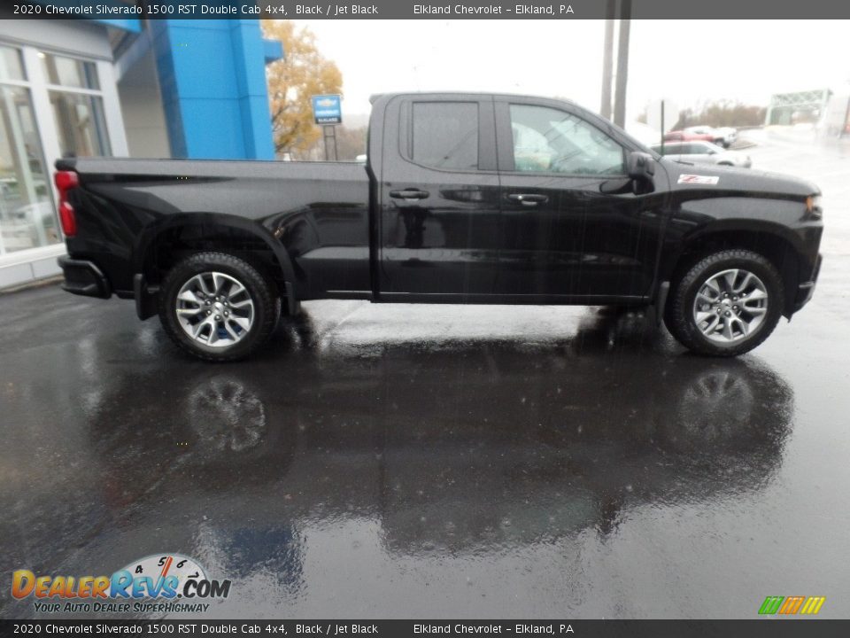 2020 Chevrolet Silverado 1500 RST Double Cab 4x4 Black / Jet Black Photo #10