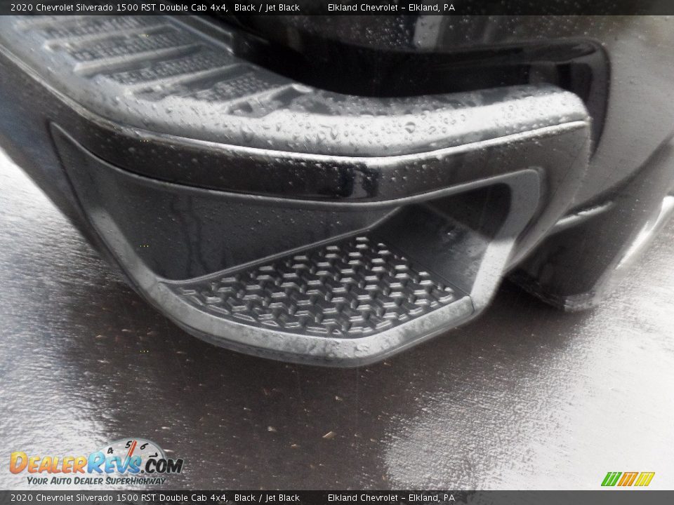 2020 Chevrolet Silverado 1500 RST Double Cab 4x4 Black / Jet Black Photo #12