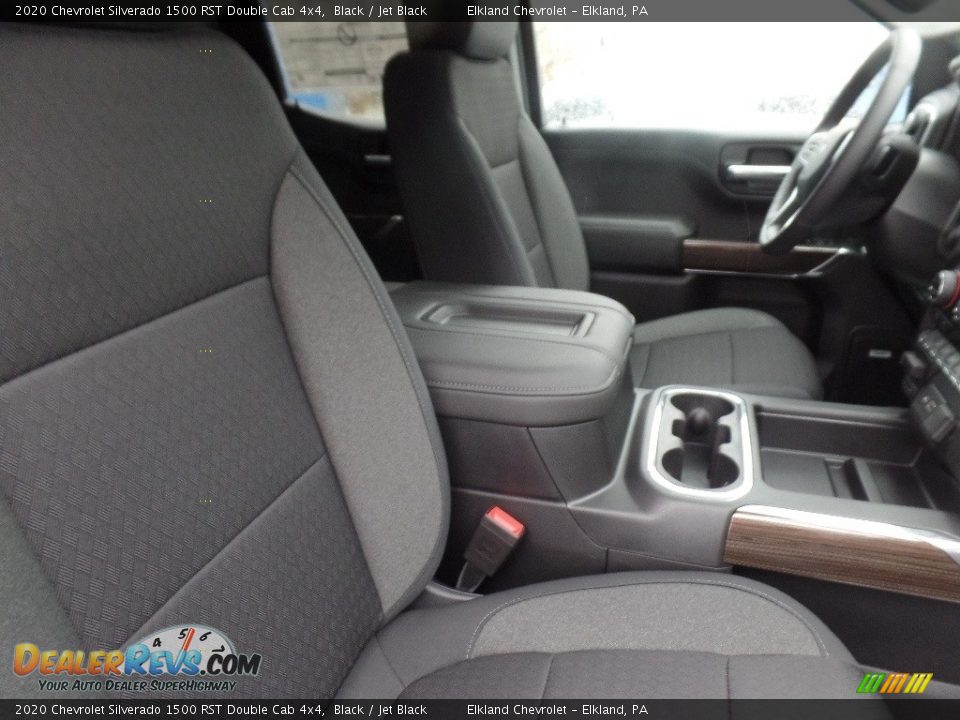 2020 Chevrolet Silverado 1500 RST Double Cab 4x4 Black / Jet Black Photo #14