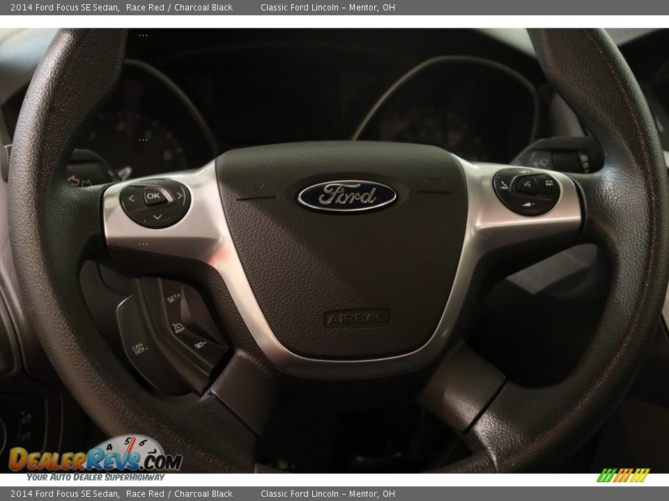 2014 Ford Focus SE Sedan Race Red / Charcoal Black Photo #7