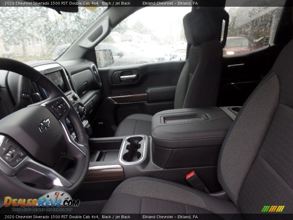 2020 Chevrolet Silverado 1500 RST Double Cab 4x4 Black / Jet Black Photo #18