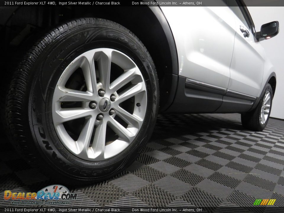 2011 Ford Explorer XLT 4WD Ingot Silver Metallic / Charcoal Black Photo #15