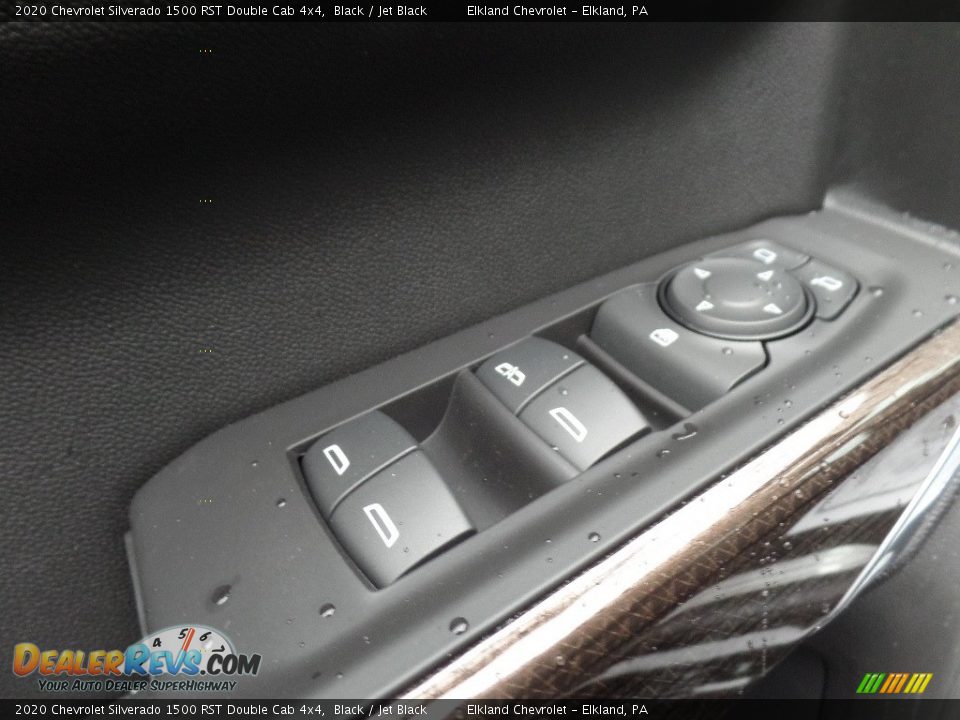 2020 Chevrolet Silverado 1500 RST Double Cab 4x4 Black / Jet Black Photo #20