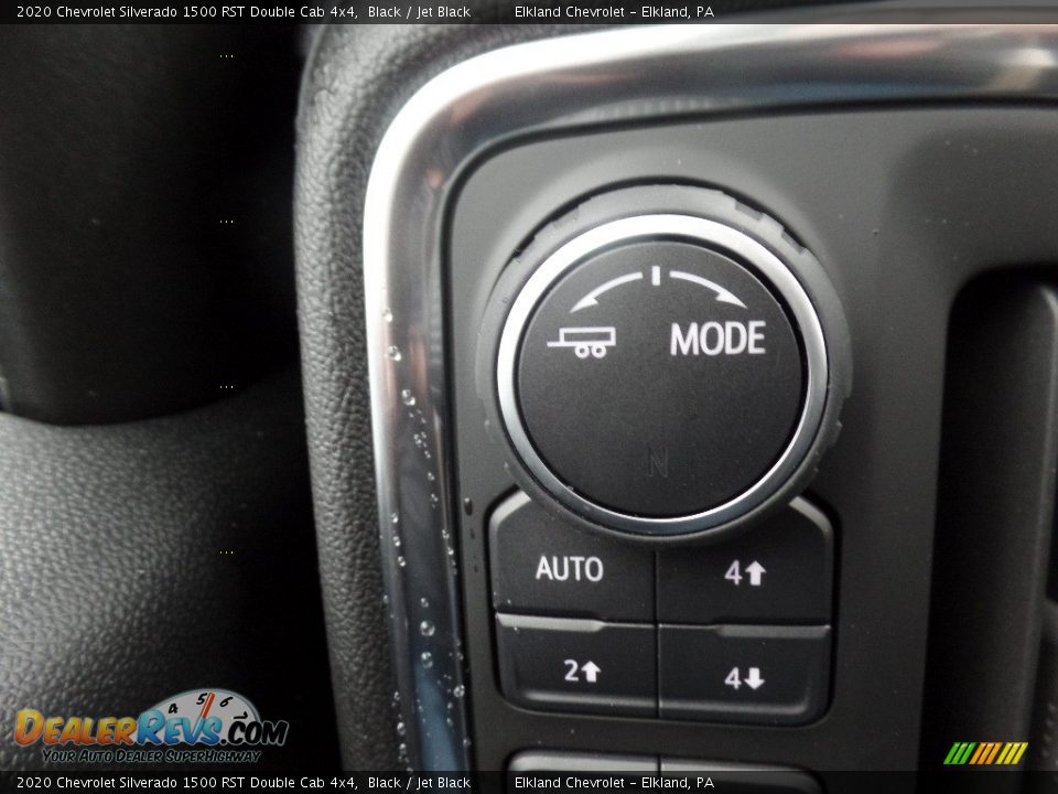 2020 Chevrolet Silverado 1500 RST Double Cab 4x4 Black / Jet Black Photo #21