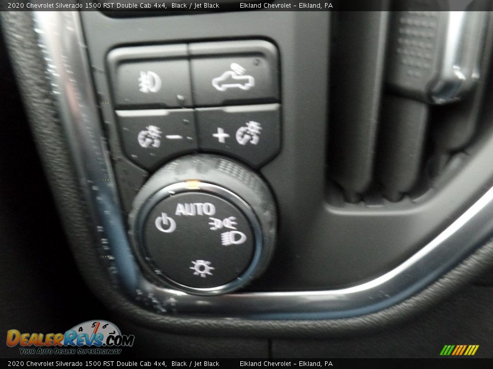 2020 Chevrolet Silverado 1500 RST Double Cab 4x4 Black / Jet Black Photo #22