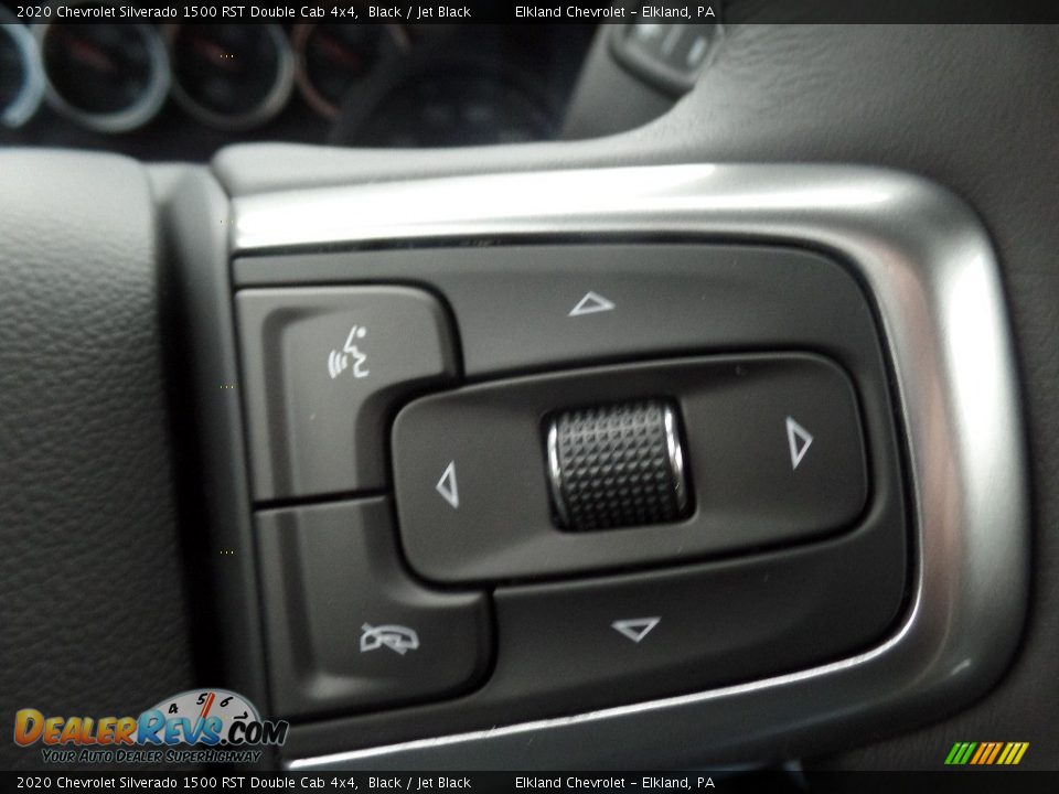 2020 Chevrolet Silverado 1500 RST Double Cab 4x4 Black / Jet Black Photo #24