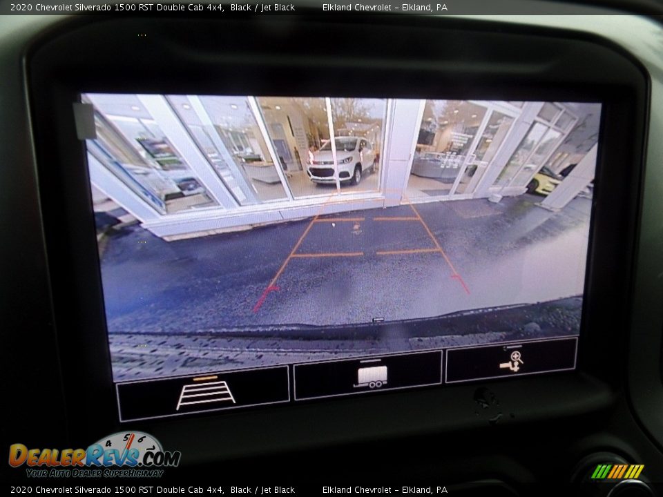 2020 Chevrolet Silverado 1500 RST Double Cab 4x4 Black / Jet Black Photo #30