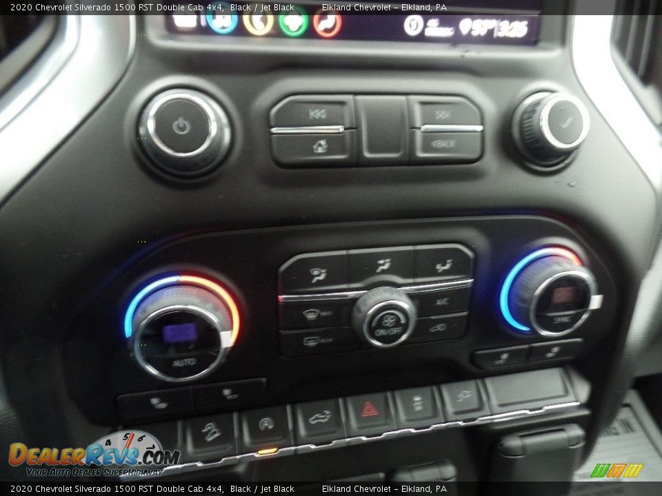 2020 Chevrolet Silverado 1500 RST Double Cab 4x4 Black / Jet Black Photo #31