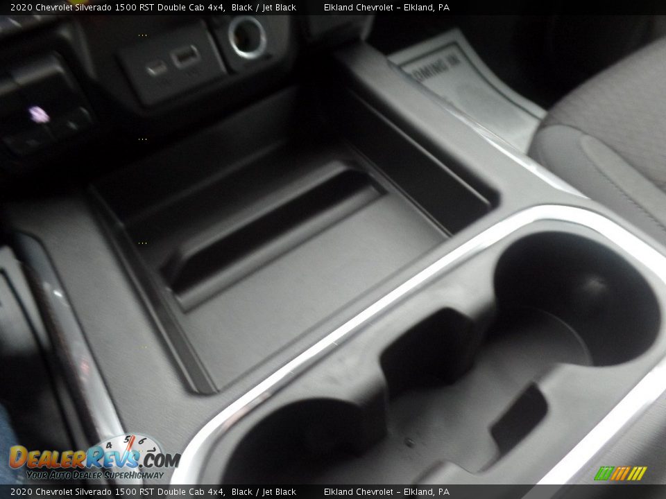 2020 Chevrolet Silverado 1500 RST Double Cab 4x4 Black / Jet Black Photo #34