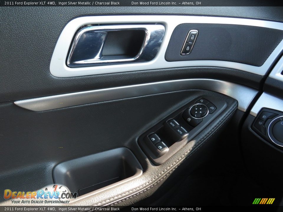 2011 Ford Explorer XLT 4WD Ingot Silver Metallic / Charcoal Black Photo #34